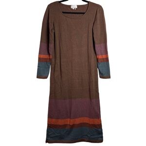 Peruvian Connection 100% Pima Cotton Knit Midi Dress – Medium